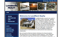 Desktop Screenshot of landmarkrealtyonline.net